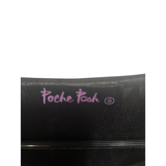 Poach Posh Cat Print Fit & Flare Dress Black White Sleeveless Novelty Quirky - Picture 4 of 10